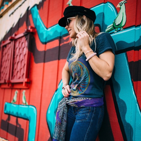 Free People Denim Flares w/chevron pockets⭐️ - Picture 5 of 8